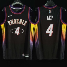 Phoenix Suns #4 Quincy Acy Jersey -2022 Black City