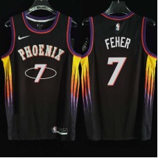 Phoenix Suns #7 Butch Feher Jersey -2022 Black City