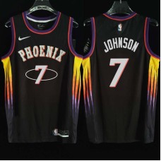 Phoenix Suns #7 Kevin Johnson Jersey -2022 Black City