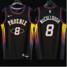 Phoenix Suns #8 John McCullough Jersey -2022 Black City