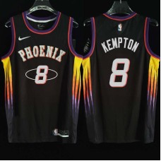 Phoenix Suns #8 Tim Kempton Jersey -2022 Black City