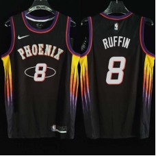 Phoenix Suns #8 Trevor Ruffin Jersey -2022 Black City