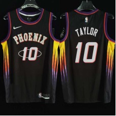 Phoenix Suns #10 Fred Taylor Jersey -2022 Black City