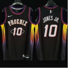 Phoenix Suns #10 Derrick Jones Jr Jersey -2022 Black City