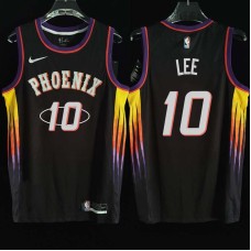 Phoenix Suns #10 Damion Lee Jersey -2022 Black City