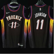 Phoenix Suns #11 Neil Johnson Jersey -2022 Black City