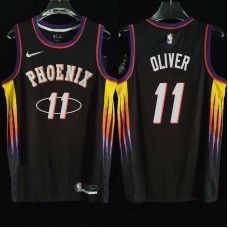 Phoenix Suns #11 Jimmy Oliver Jersey -2022 Black City