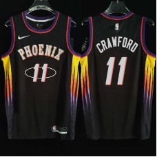 Phoenix Suns #11 Jamal Crawford Jersey -2022 Black City