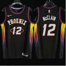 Phoenix Suns #12 Ted McClain Jersey -2022 Black City