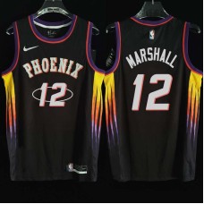 Phoenix Suns #12 Kendall Marshall Jersey -2022 Black City