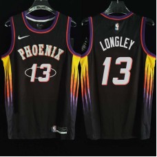 Phoenix Suns #13 Luc Longley Jersey -2022 Black City