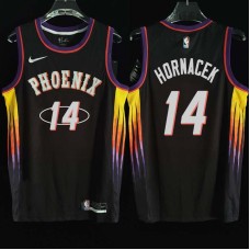 Phoenix Suns #14 Jeff Hornacek Jersey -2022 Black City