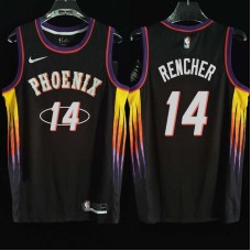 Phoenix Suns #14 Terrence Rencher Jersey -2022 Black City