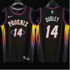 Phoenix Suns #14 Chris Dudley Jersey -2022 Black City