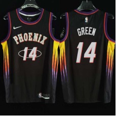 Phoenix Suns #14 Gerald Green Jersey -2022 Black City