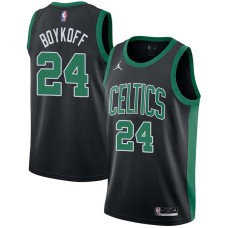 Boston Celtics #24 Harry Boykoff Jersey -Black