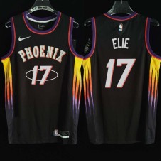 Phoenix Suns #17 Mario Elie Jersey -2022 Black City