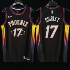 Phoenix Suns #17 Paul Shirley Jersey -2022 Black City