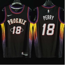 Phoenix Suns #18 Curtis Perry Jersey -2022 Black City