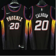 Phoenix Suns #20 Corky Calhoun Jersey -2022 Black City