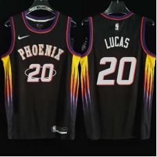 Phoenix Suns #20 Maurice Lucas Jersey -2022 Black City