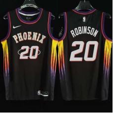 Phoenix Suns #20 Rumeal Robinson Jersey -2022 Black City