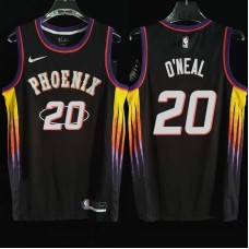 Phoenix Suns #20 Jermaine O'Neal Jersey -2022 Black City