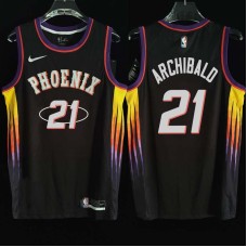 Phoenix Suns #21 Robert Archibald Jersey -2022 Black City