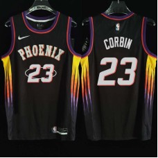 Phoenix Suns #23 Tyrone Corbin Jersey -2022 Black City