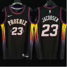 Phoenix Suns #23 Casey Jacobsen Jersey -2022 Black City