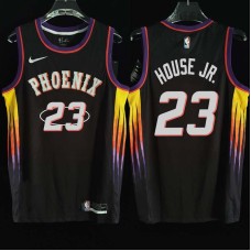 Phoenix Suns #23 Danuel House Jr Jersey -2022 Black City