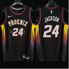 Phoenix Suns #24 Greg Jackson Jersey -2022 Black City