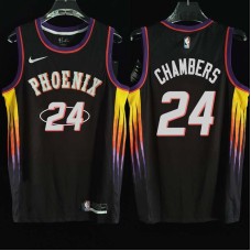 Phoenix Suns #24 Tom Chambers Jersey -2022 Black City