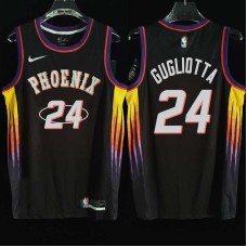 Phoenix Suns #24 Tom Gugliotta Jersey -2022 Black City