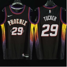 Phoenix Suns #29 Alando Tucker Jersey -2022 Black City