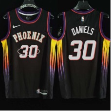 Phoenix Suns #30 Troy Daniels Jersey -2022 Black City