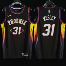 Phoenix Suns #31 Walt Wesley Jersey -2022 Black City