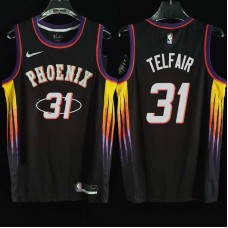 Phoenix Suns #31 Sebastian Telfair Jersey -2022 Black City