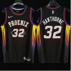 Phoenix Suns #32 Nate Hawthorne Jersey -2022 Black City