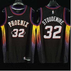 Phoenix Suns #32 Amar'e Stoudemire Jersey -2022 Black City