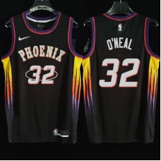 Phoenix Suns #32 Shaquille O'Neal Jersey -2022 Black City