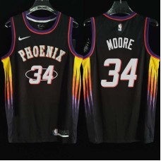 Phoenix Suns #34 Otto Moore Jersey -2022 Black City