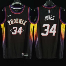 Phoenix Suns #34 Charles Jones Jersey -2022 Black City