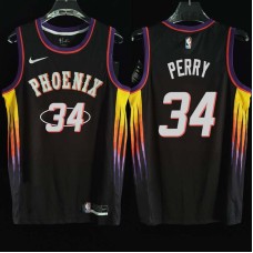 Phoenix Suns #34 Tim Perry Jersey -2022 Black City