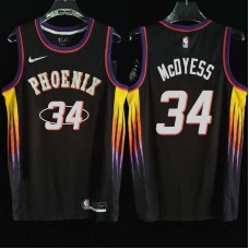 Phoenix Suns #34 Antonio McDyess Jersey -2022 Black City