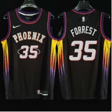 Phoenix Suns #35 Bayard Forrest Jersey -2022 Black City