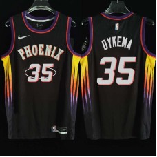 Phoenix Suns #35 Craig Dykema Jersey -2022 Black City