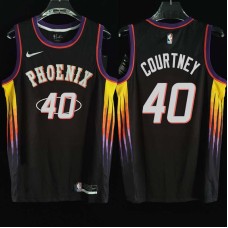 Phoenix Suns #40 Joe Courtney Jersey -2022 Black City