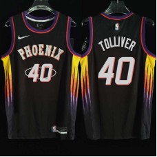 Phoenix Suns #40 Anthony Tolliver Jersey -2022 Black City