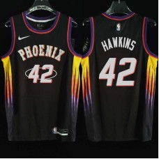 Phoenix Suns #42 Connie Hawkins Jersey -2022 Black City